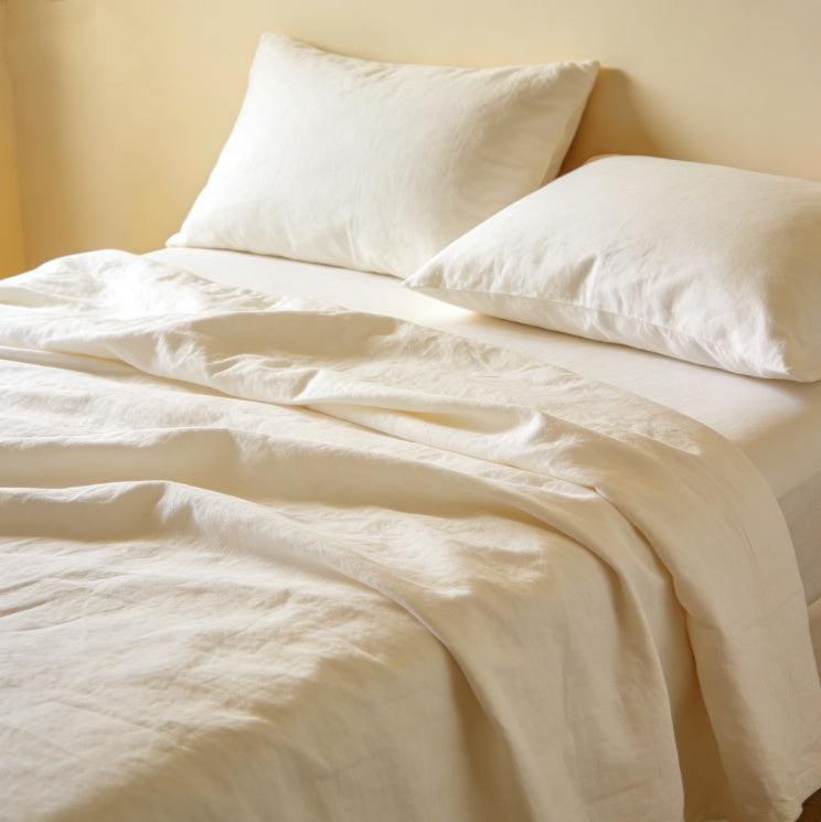 100% Cotton Plain Bedding Set