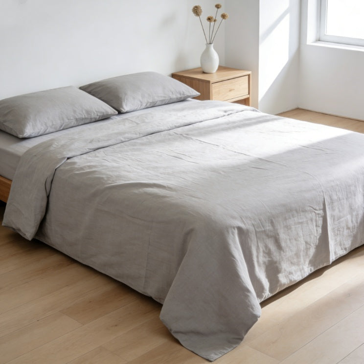 Washed Cotton Minimalist Bedding Set
