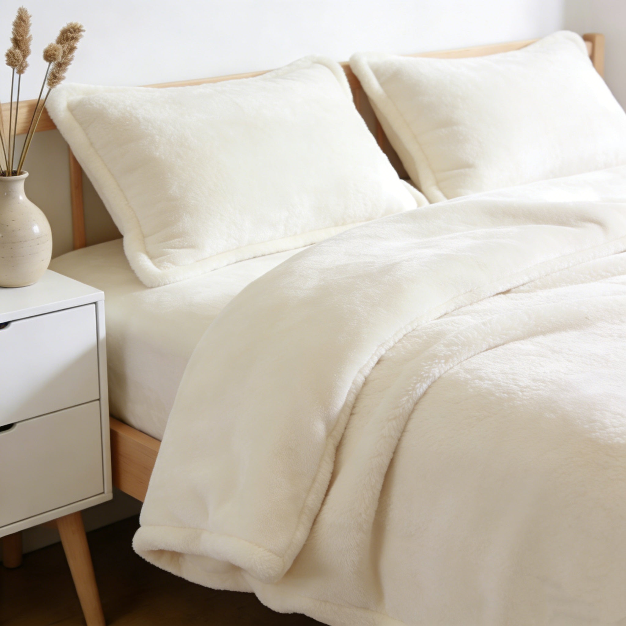 Milk Velvet Plush Bedding Set