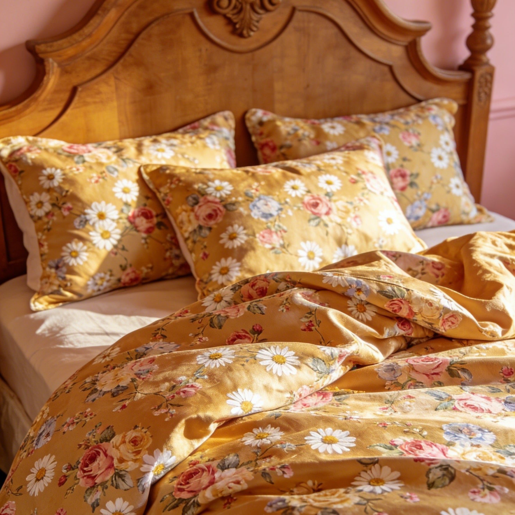 French Vintage Floral Bedding Set