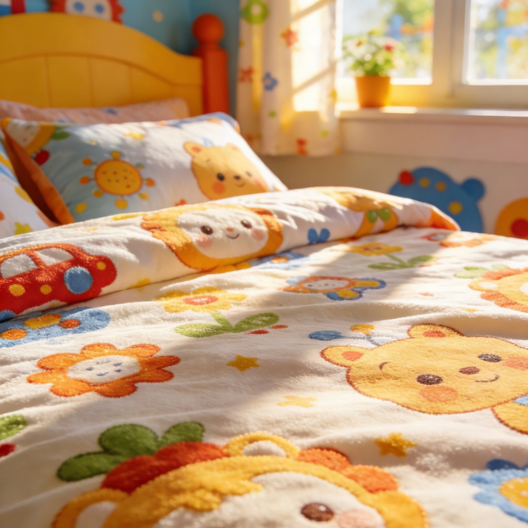 Kids Cartoon Bedding Set